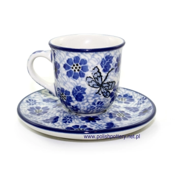 Filiżanka mini espresso 0,06L + spodek dek. 1443X Ważka